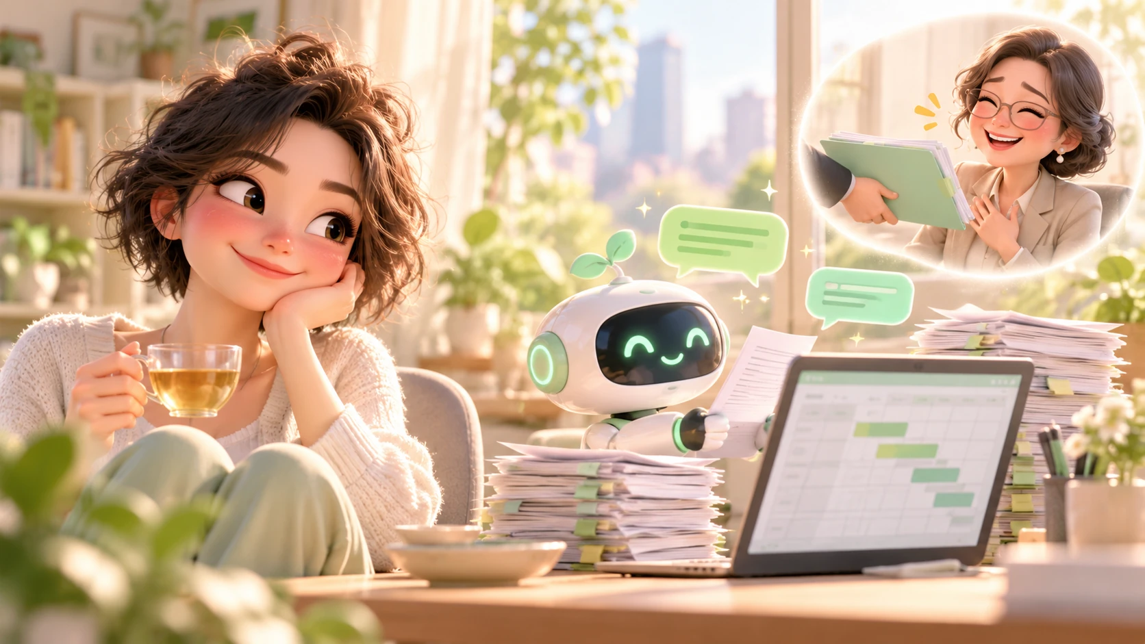 AI 接手工作請求，員工與同事都能輕鬆滿意